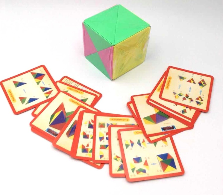 Magnetic pyramid blocks